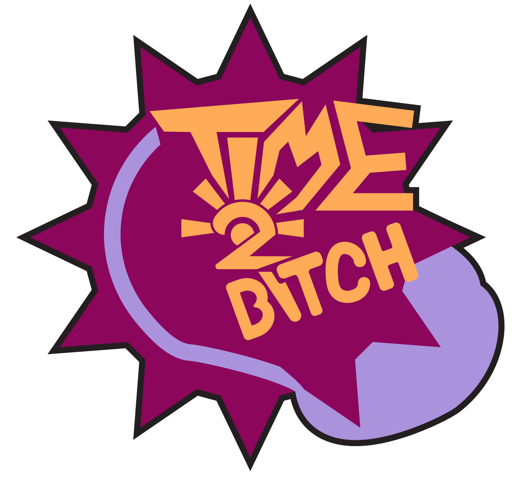 Time 2 Bitch logo